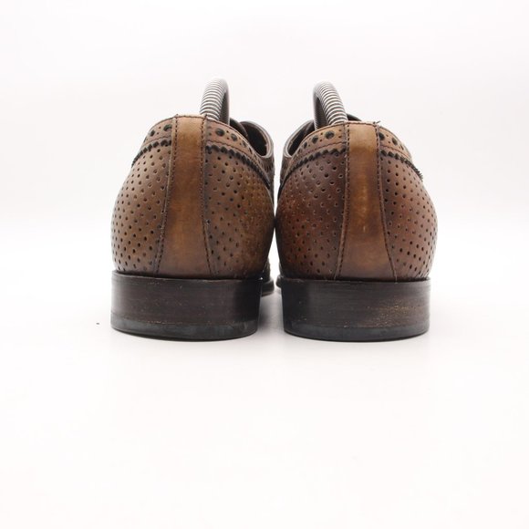 Dolce & Gabbana Hand Finished Men\'s UK 7 Brown Leather Wingtip Oxfords Shoes main image 9